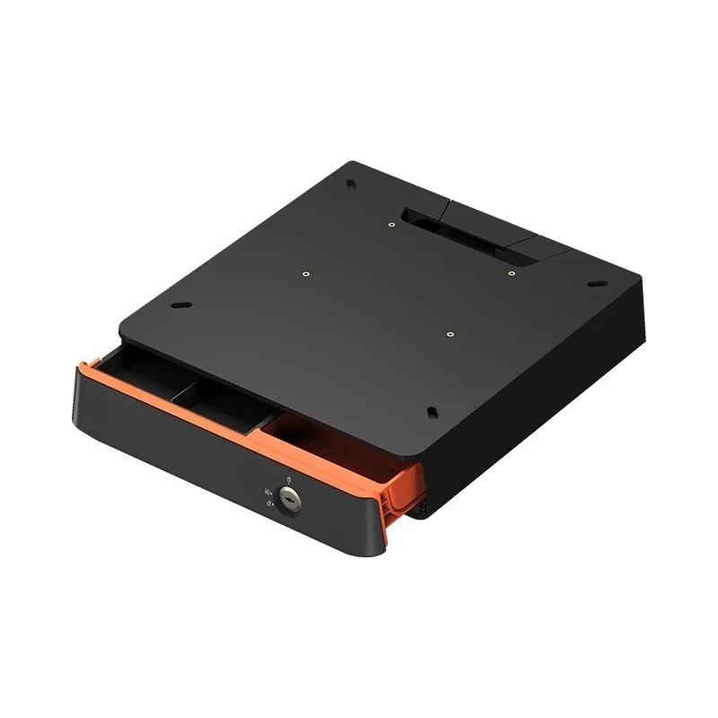 Universal Drawer-Type Cash Register Box with Compartments, ABS High-Molecular Panel with Lock