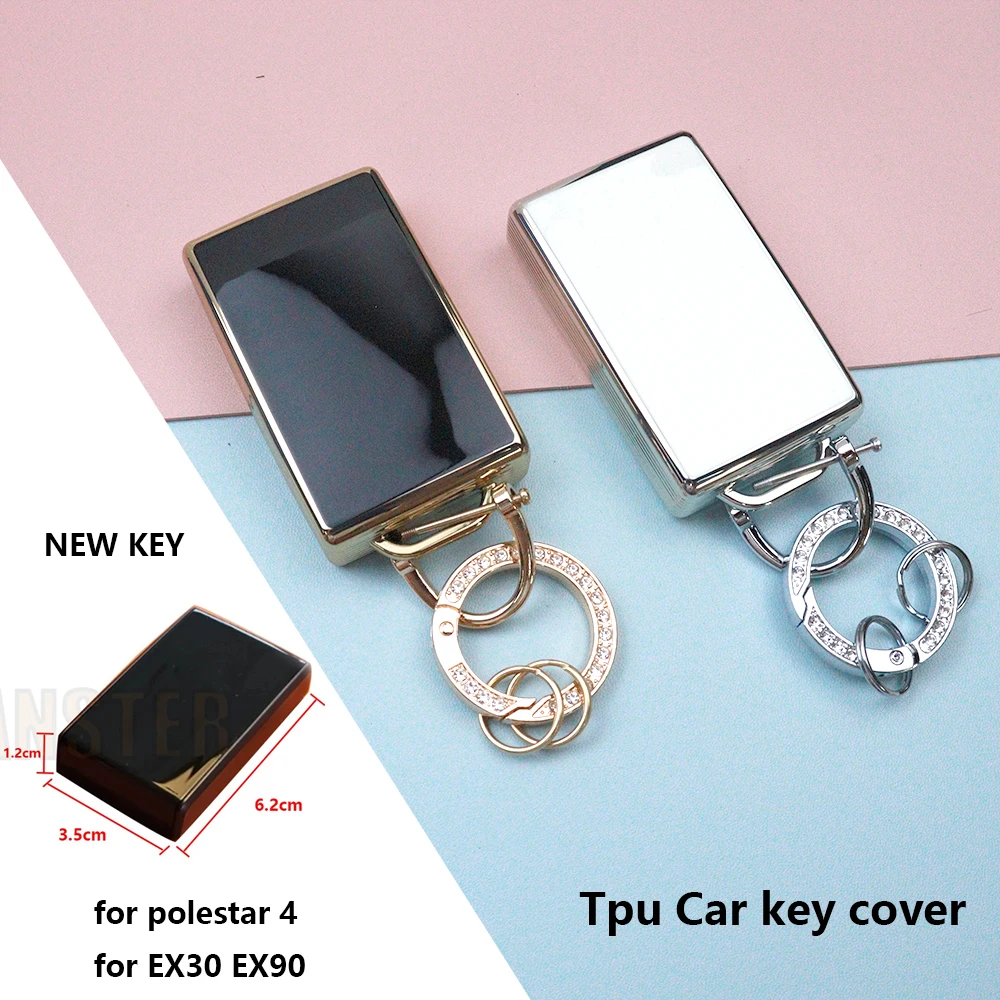 Coque de protection pour cl de voiture, pour Volvo EX30 EX90 pour Polestar 3 4 Polestar3 Polestar4 2025 NFC, housse de protection pour tlcommande