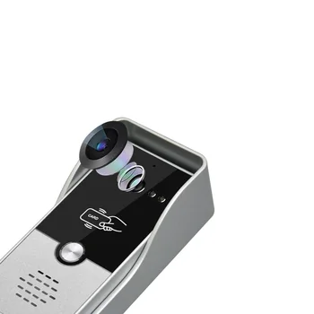 카메라 및 모니터가 있는 비디오 문짝 전화 인터콤 시스템, RFID 액세스 문짝 벨, 홈 빌라 보안 디지털 무선 초인종