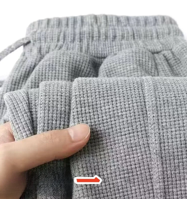 

Men's Spor Fce Lined Straight Leg Casual Pants Spring Autumn Korean Sle Trendy Thi Winter Thermal Sweatpants