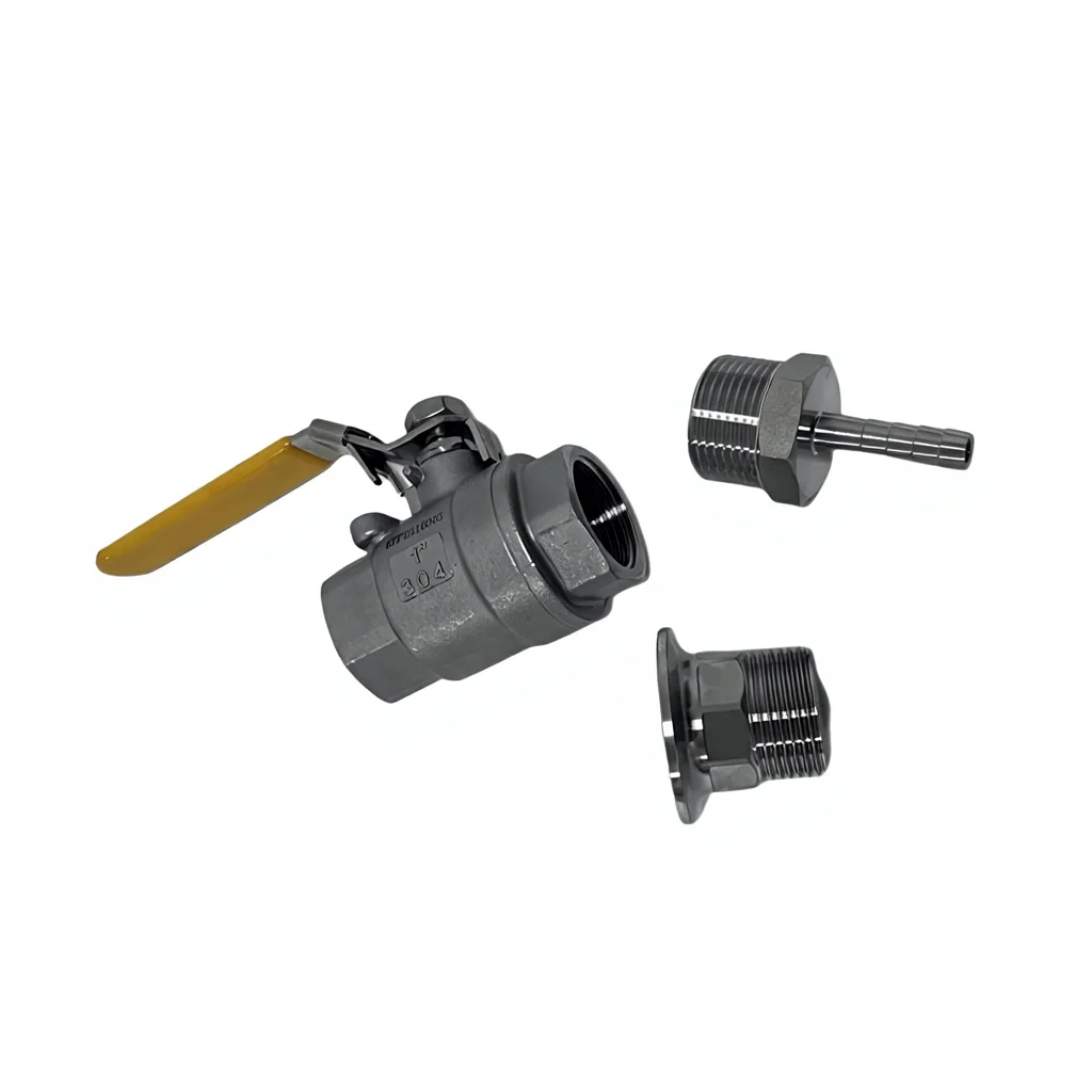 

CF8M 304 BSPT 2 PC 0.5 Inch 1000 WOG Compass Full Port Stainless Steel Screw Ball Valve for Water 304 Stainless Steel Ball Valve