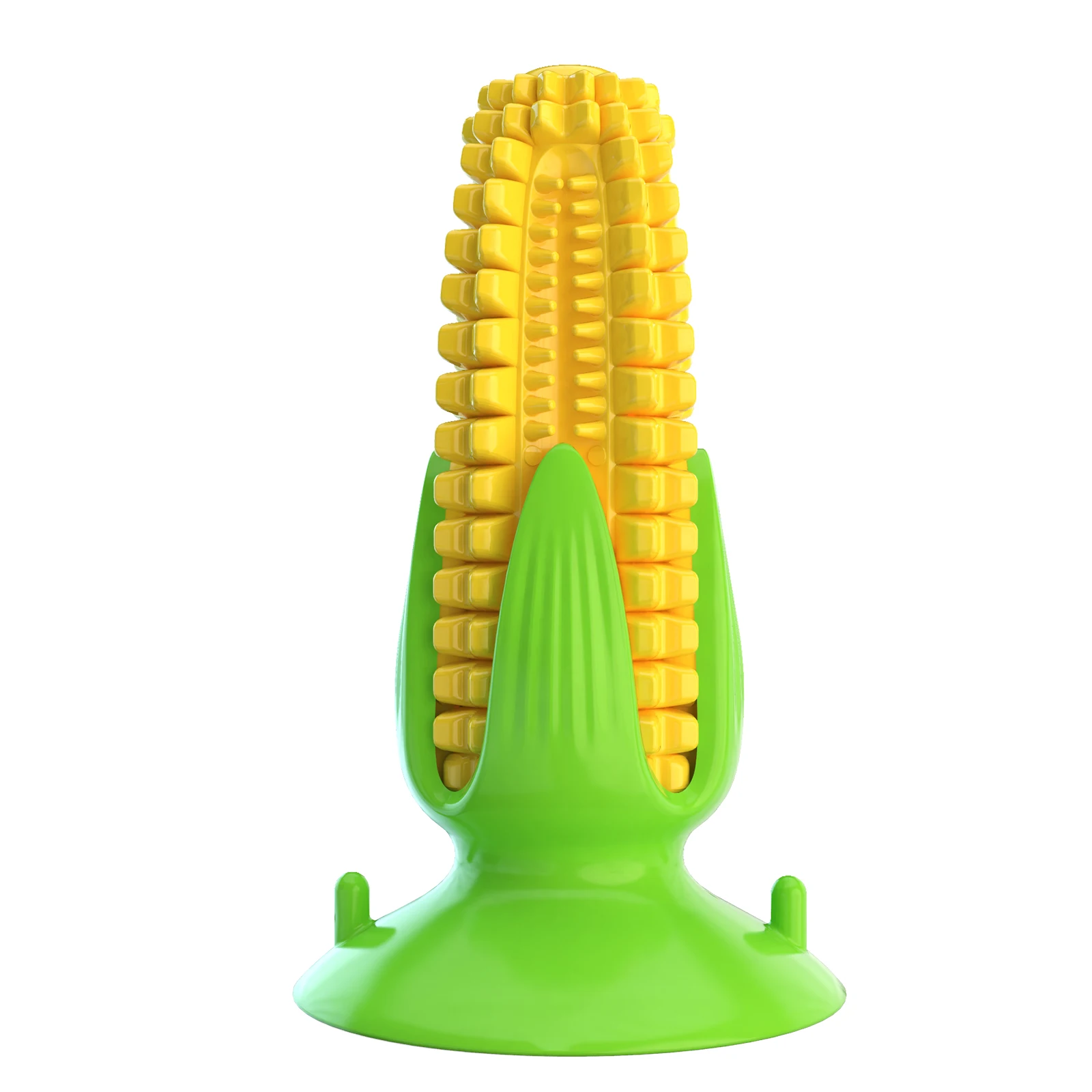 

Corn-Shaped Squeaky Toothbrush With Suction Cup For Dogs