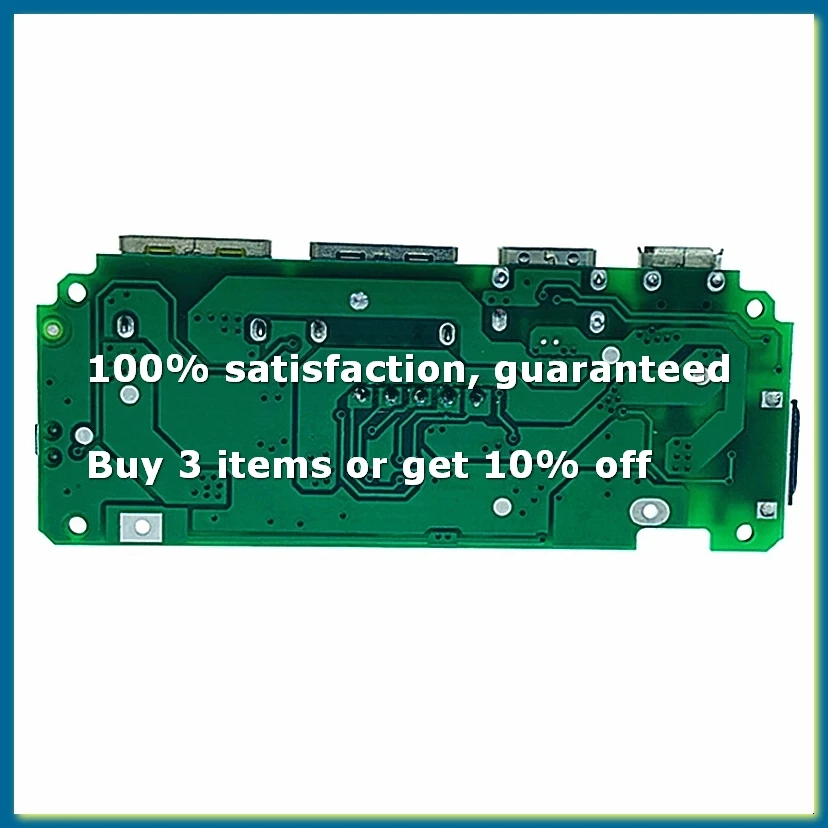 Светодиодный модуль зарядки для мобильных устройств с двумя USB-портами (5В, 2.4А), Micro/Type-C USB, для литиевых аккумуляторов 18650, 2 шт.