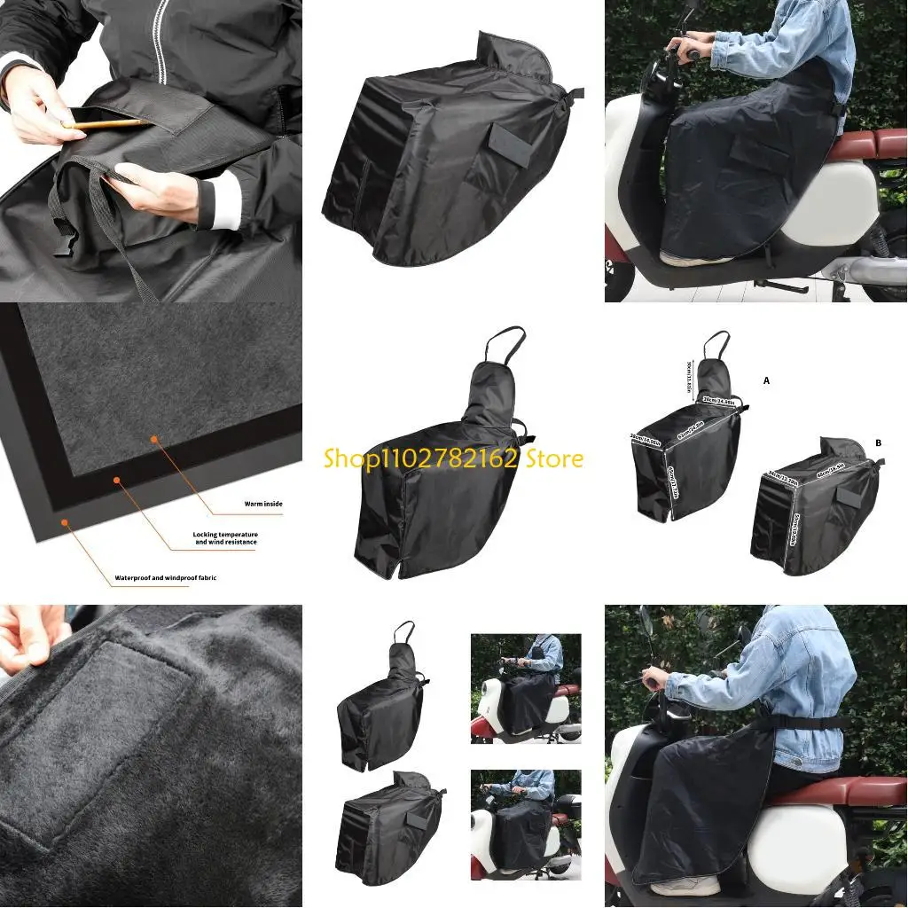 

547B Windproof Motorcycle Winter Quilt Waterproofs Leg Protectors Universals Scooter Blanket Leg Protectors Rain Cover Enduring