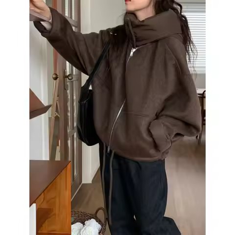 2025New Winter Loose Leisure Solid Color Womens Coat Trench Jacket Women fashion elegant Casual Women Clothes