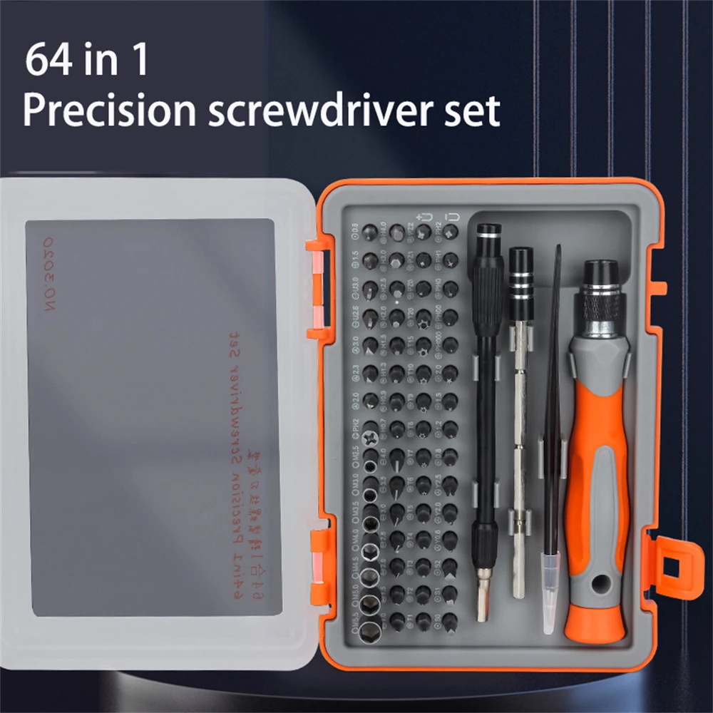 

64 in1 Screwdriver Multi-function Precision Set Magnetic Phillips Slotted Screwdrivers Kit Repair Tools For Xiaomi Mobile Phones