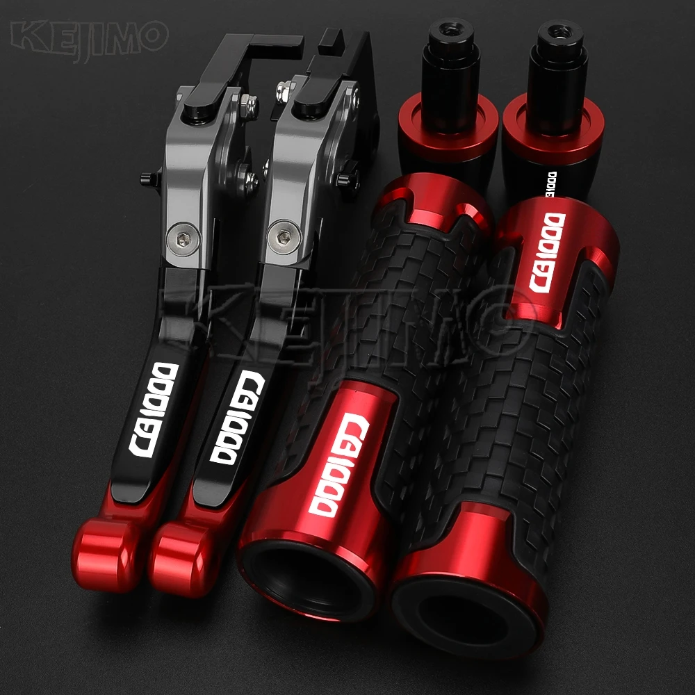 

For Honda CB1000 CB 1000 bingone SC30 1993 1994 1995 1996 Motorcycle Adjustable Folding Clutch Brake Lever Handlebar grips ends