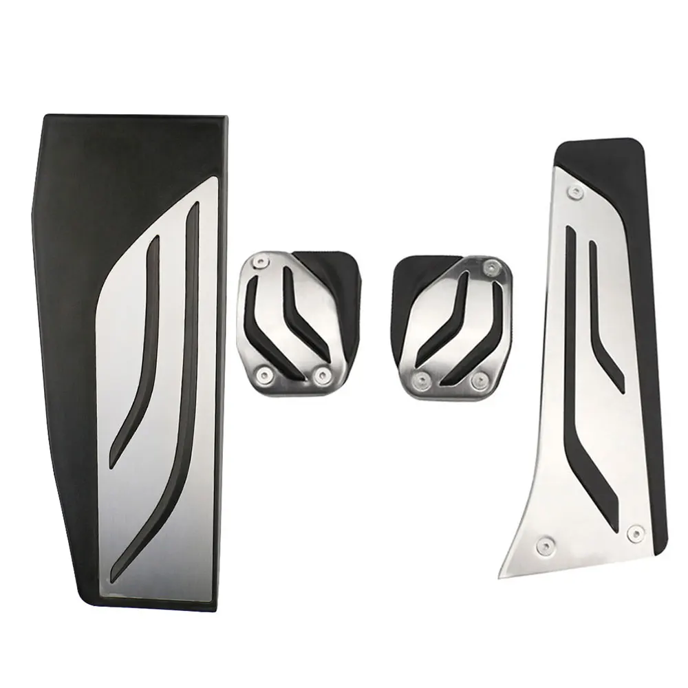 Auto-styling MT Poggiapiedi Senza Foratura Poggiapiedi Pedale Pad Copertura per BMW 1 2 3 4Serie M3 M4 E87 E90 F20 F21 F30 F32 F36 F80 F82