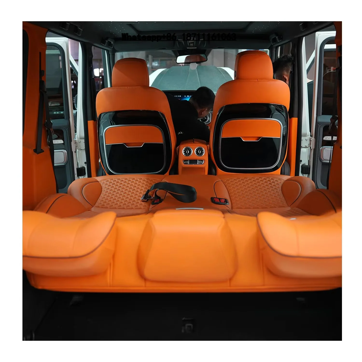 Custom 2025 G Class Wagon G63 Rhd Upgrade Interior Kit for Year 2000-2018 2017 W463  G-class