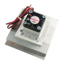 Water Cooling Radiator Fan Semiconductor Electronic Peltier Refrigeration Freezer Small Air Conditioner 72W for DC 12V
