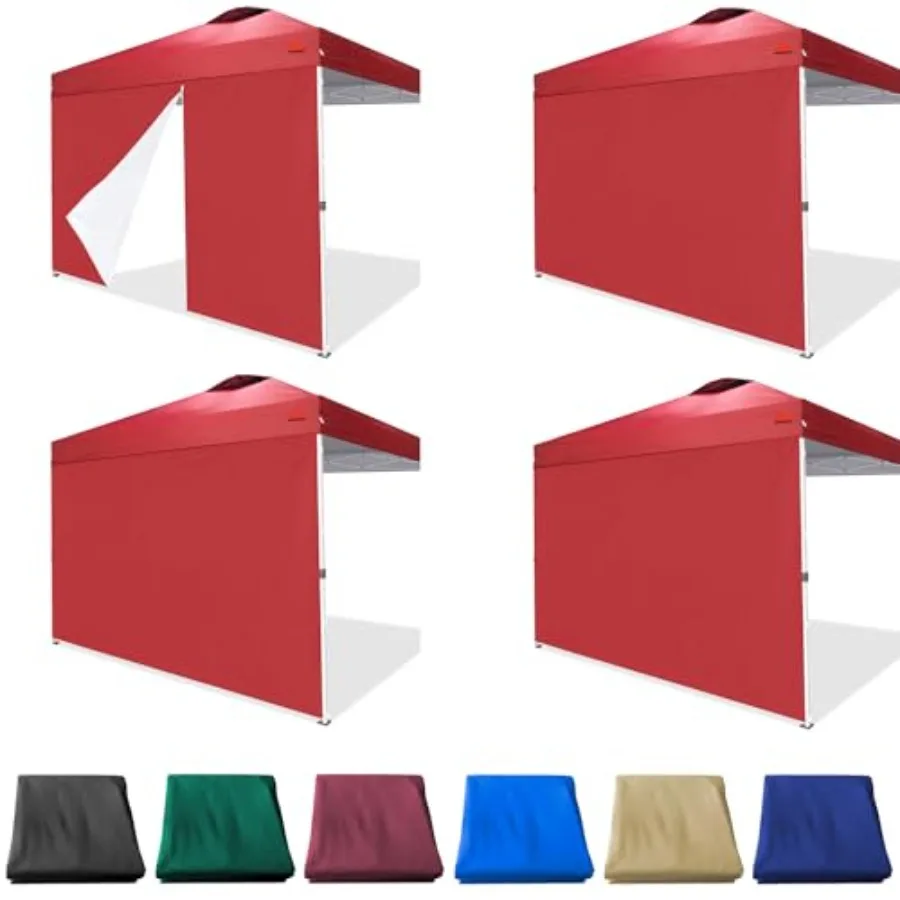 

for 10x10 Pop up Canopy Frame Pack SunWall and 1Pack Door Only with Zippers