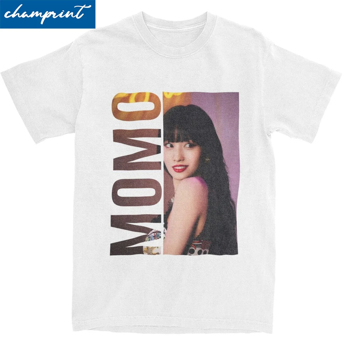 KPOP MOMO Twice T Shirts Men Women's Pure Cotton Leisure T-Shirt O Neck Tee Shirt Short Sleeve Clothing Classic