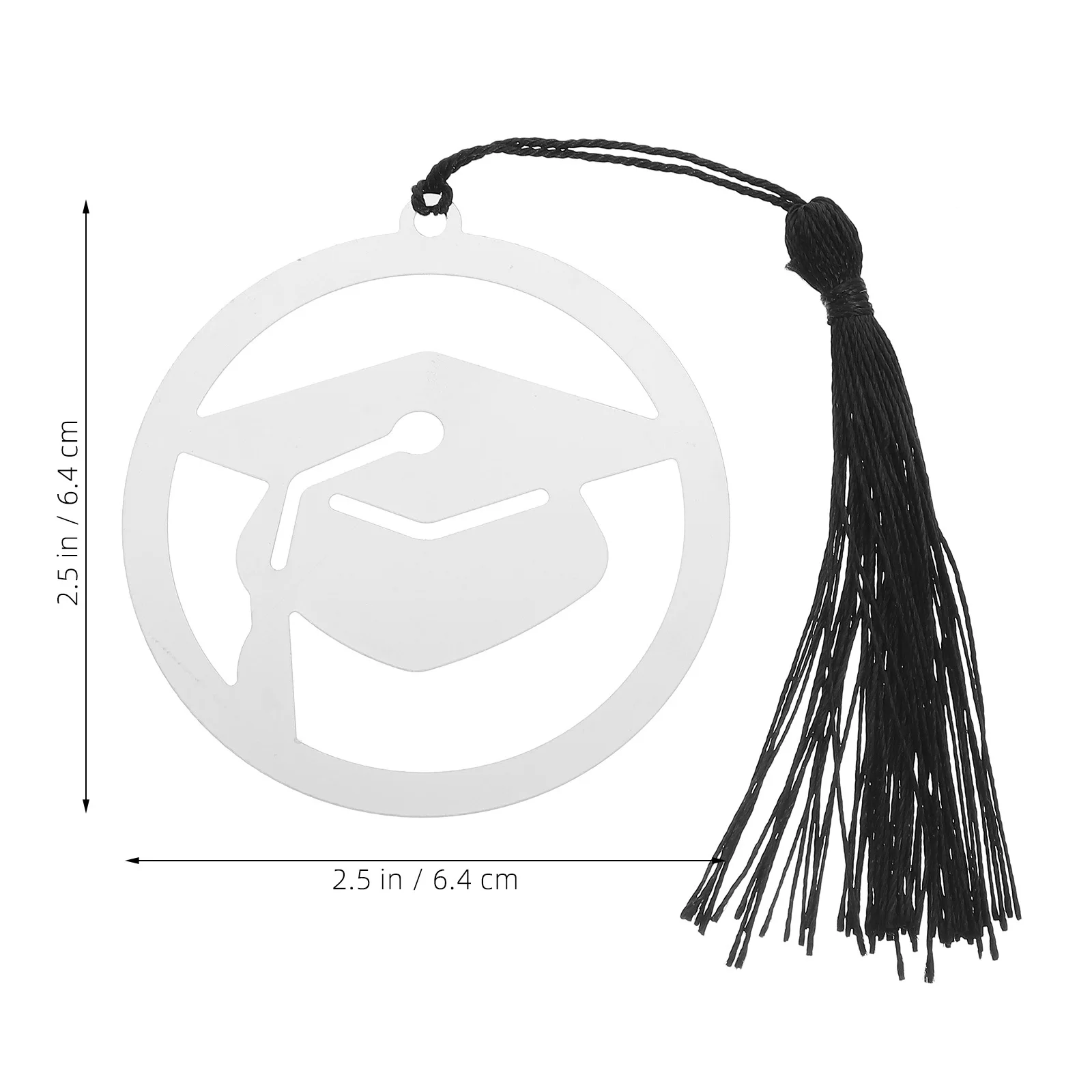 10pcs Doctoral Cap Bookmarks Metal Graduation Bookmark For Teacher'S Day Gift Student Reading Marker Small Book Page Holder