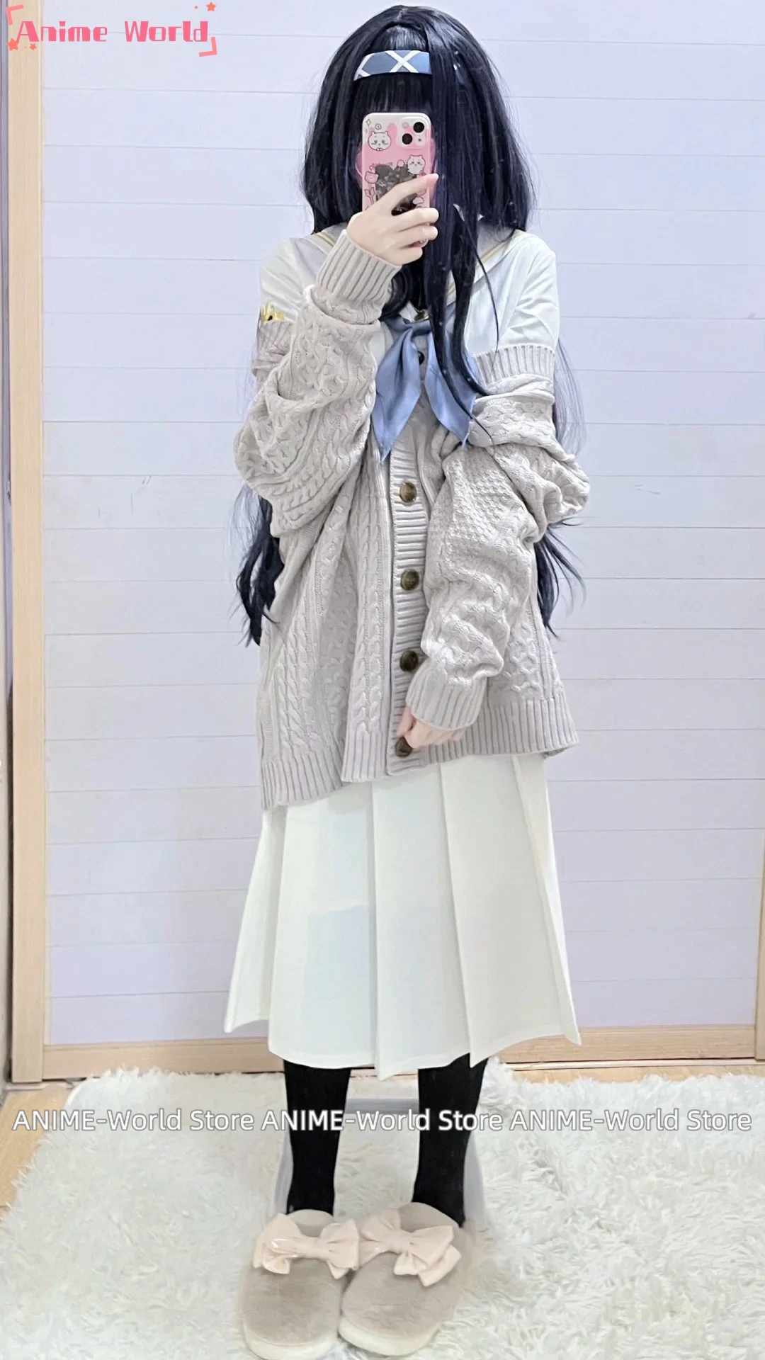 《Custom size》Game Blue Archive Kozeki Ui Cosplay Costume Women Cute Party Dress Suit Halloween Carnival Uniforms Anime Clothing