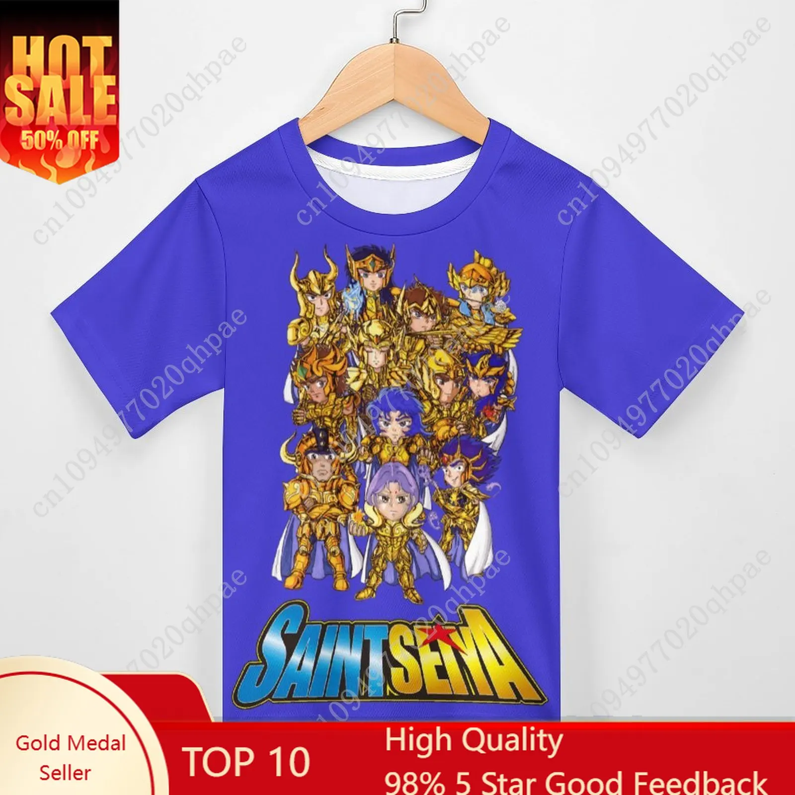 

Seiya Saint T Shirt Boys Girls Childs Cotton Short Sleeves Tlightweight Breathable Comfortable Tshirt Custom Made Summer Tops