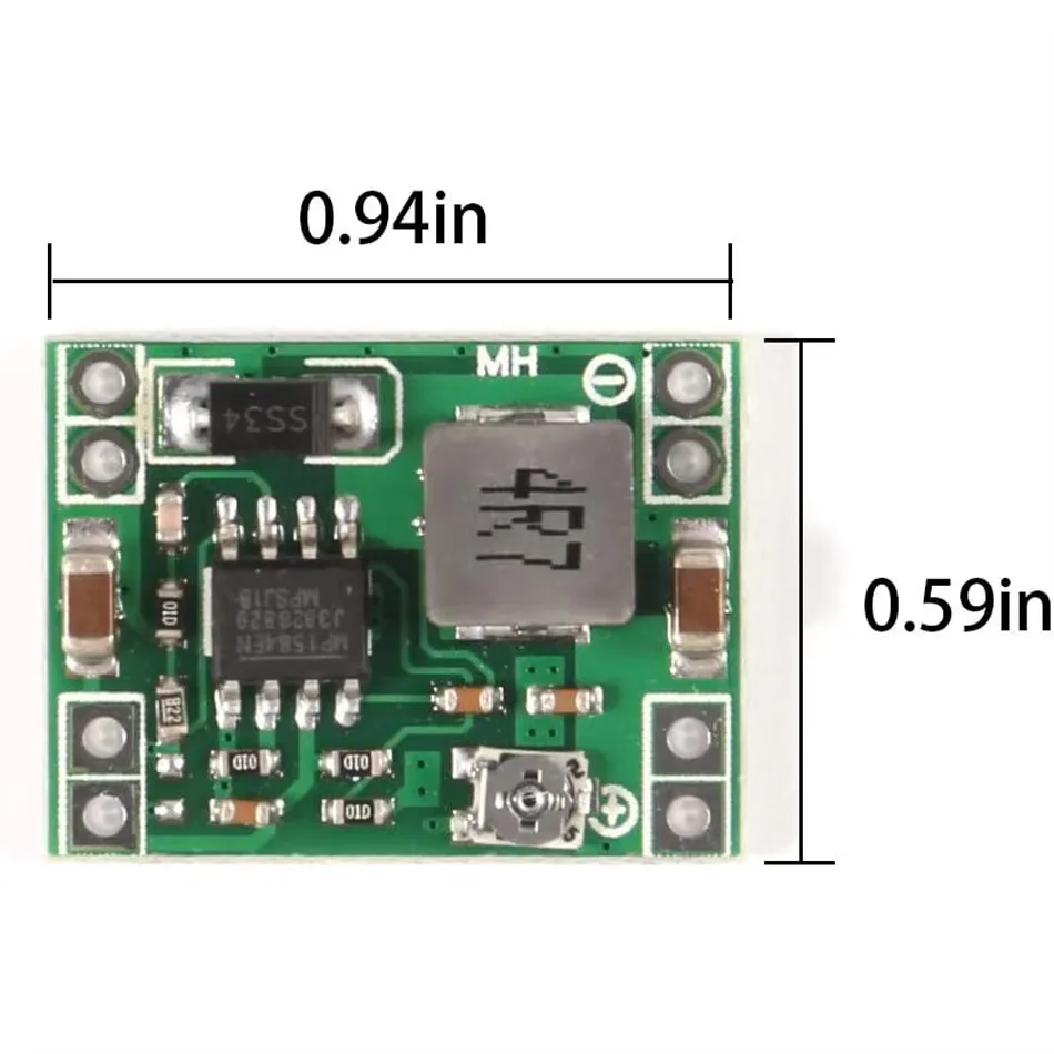 Mini MP1584EN DC-DC Buck Converter 3A Adjustable Power Supply Module 24V to 12V 9V 5V 3V Step-Down Power Module view 5