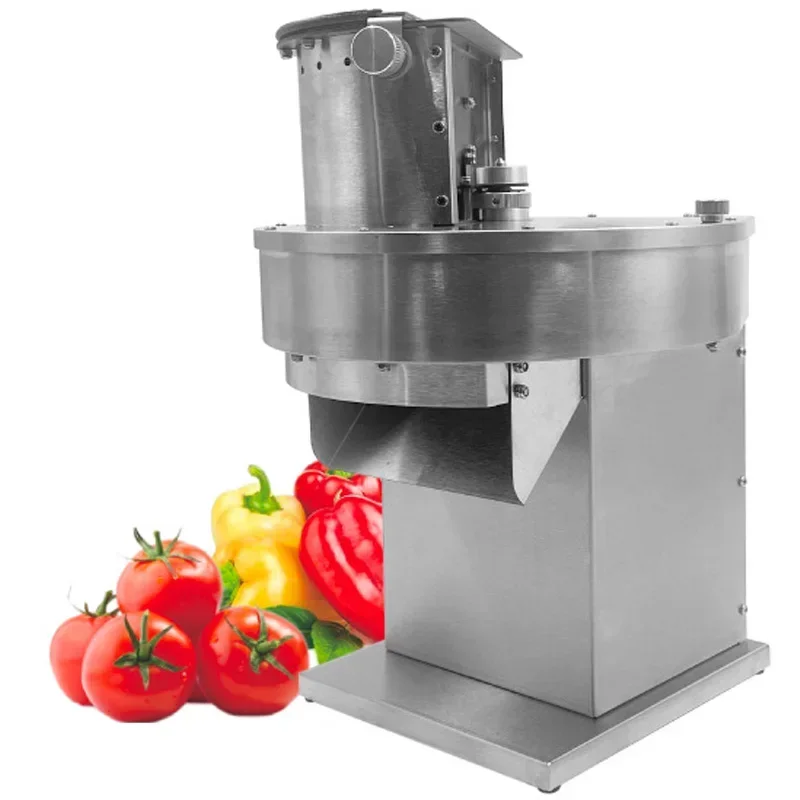 Stainless Steel Electric Vegetable Cutter for Lemons, Potatoes, Radishes, Green Onions, Ginger, Garlic, and Chili Peppers