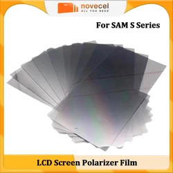 Novecel 10pcs LCD OLED Polarizer For Samsung Galaxy S24 S23 Ultra S21 S20fe S9Plus Touch Screen Display Polarized Film Replace