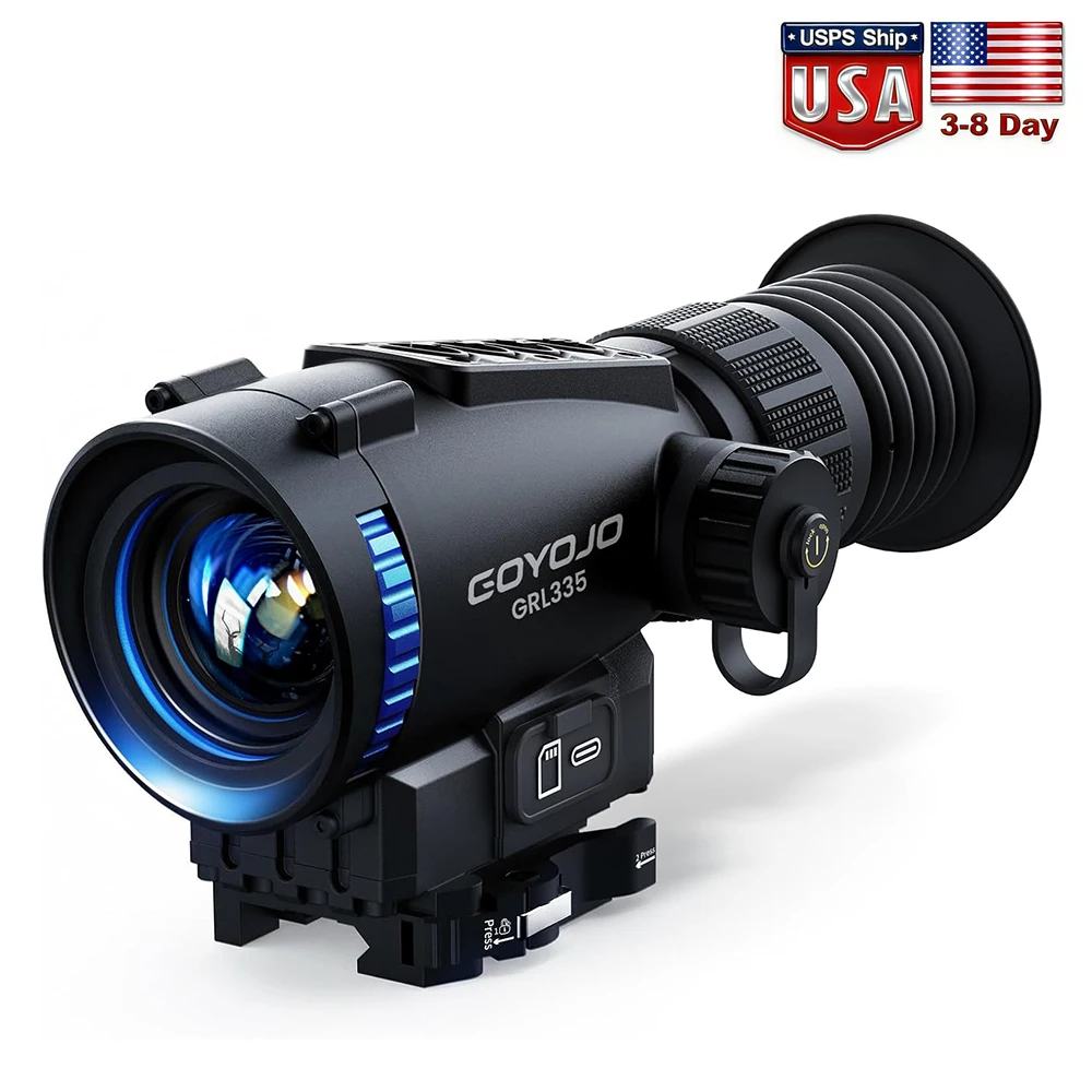

GOYOJO GRL335 384 Thermal lmaging Scopes Sensor 384*288px 25mm 35mm Lens Hunting Camera WiFi RAV Video GRL325