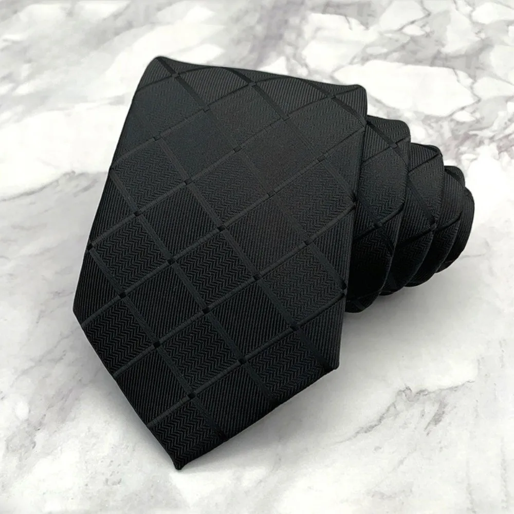 أزياء الصلبة اللون الأسود ربطة العنق الأزهار المشارب الرجال ربطة العنق الجاكار لينة الرجعية Cravat الأولاد