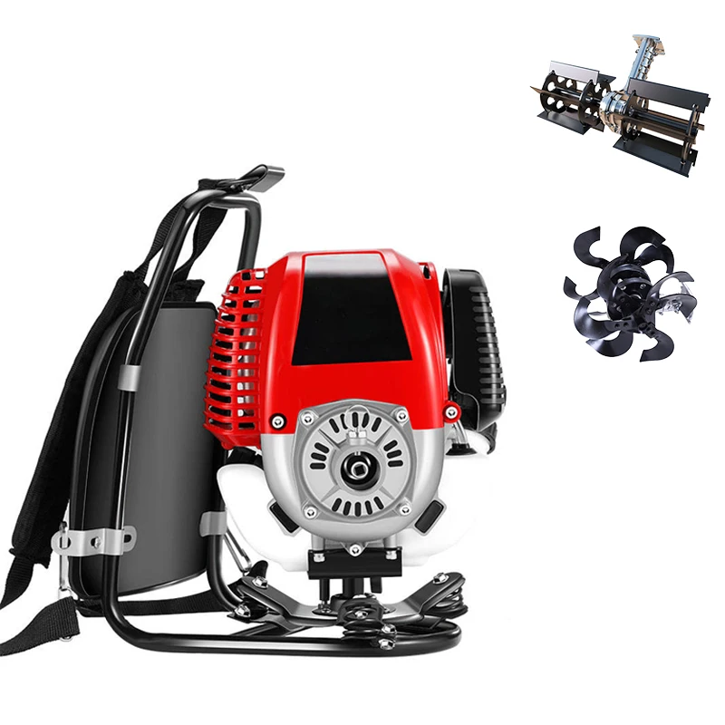 4-Stroke Backpack Side-Mount  Lawn Mower Multifunction Mini Garden Grass Cutting Machine Weeding Machine for Outdoor Use