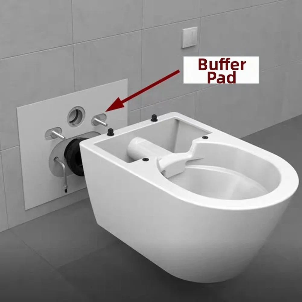 Sound Absorbing Pad for Wall Hung For Toilets Designed to Fit For Geberit and For Grohe Frame Mounting Dimensions Precisely