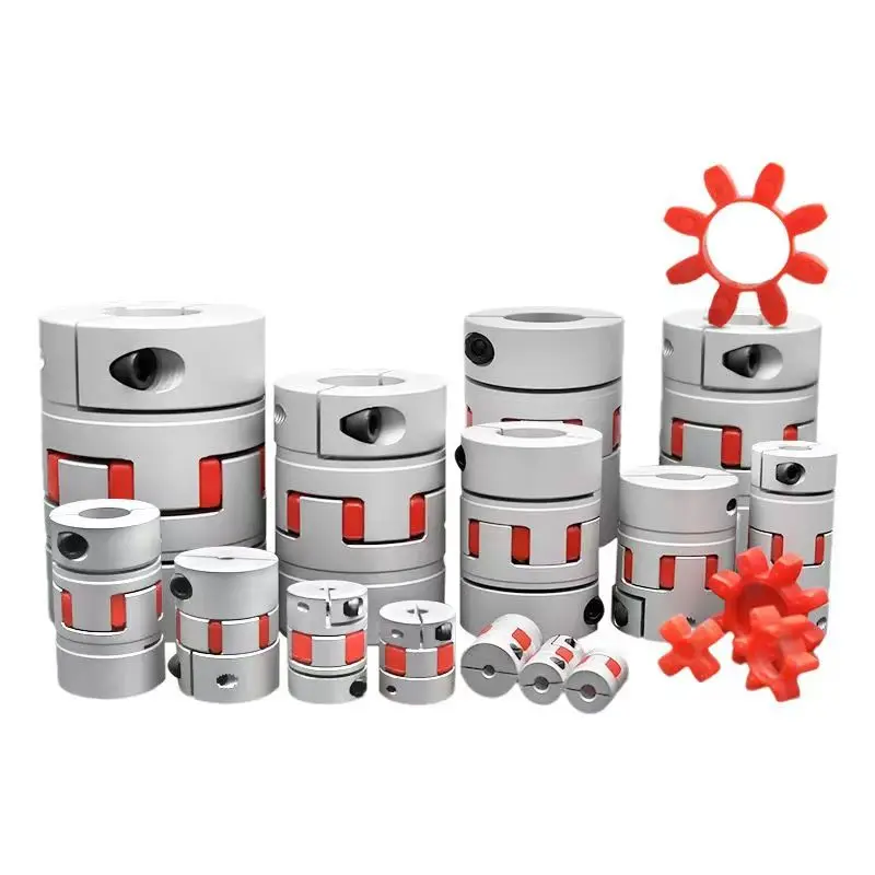 D30 L35 Aluminum 2-Jaw Coupling Rigid Elastic Encoder Bore 6/6.35/7/8/9/9.5/10/11/12/12.7/13/14/15/16mm Flexible Shaft Coupler