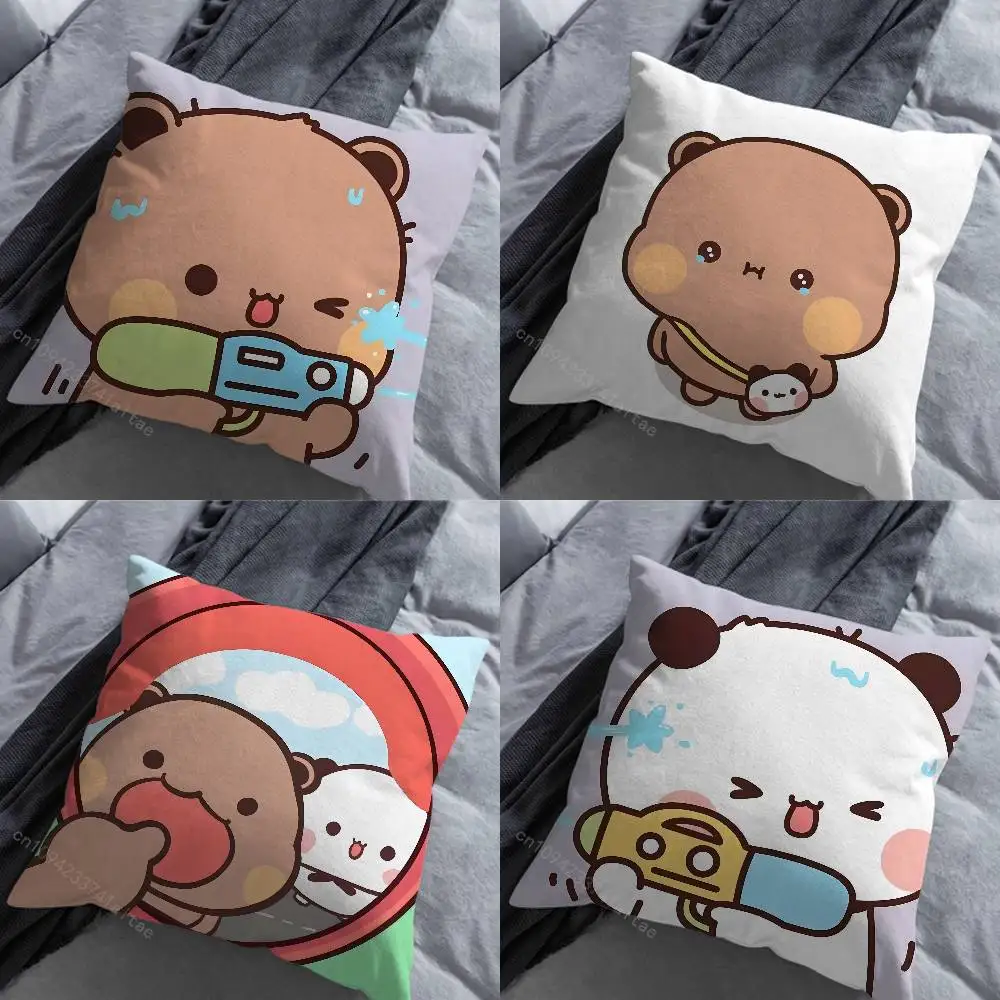 

Cute B-Bubu D-Dudu Funny Pillowcase for Sofa Room Office Decor Printing Merchandise All-Match Cushion Cover
