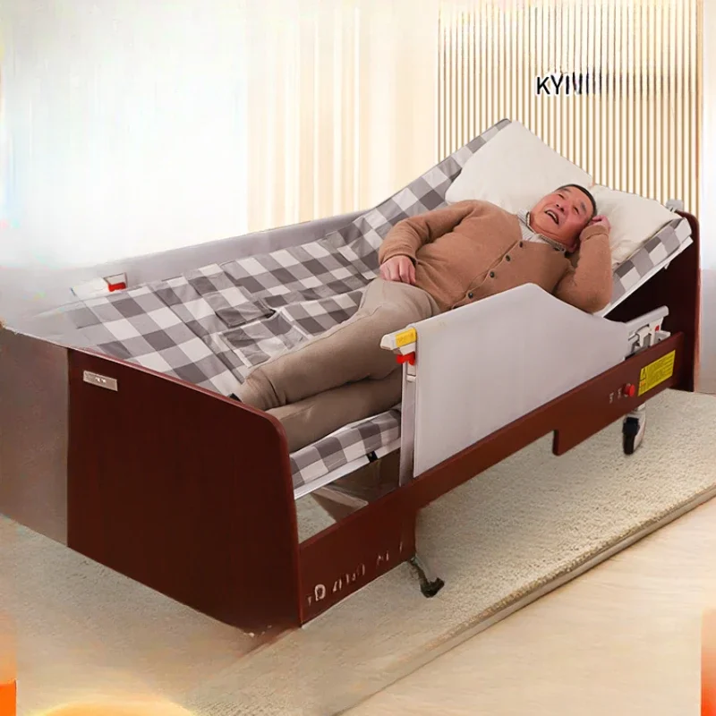 Family back turning electric nursing bed Paralyzed elderly automatic nursing bed Multifunctional bed