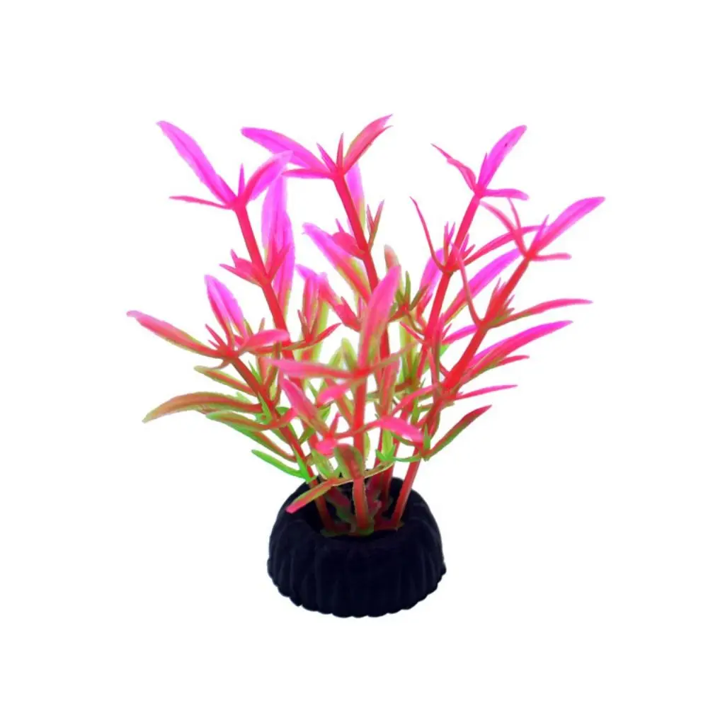 Decorative Artificial Aquatic Plants Mini Simulation Underwater Aquatic Plants Lifelike Plastic Fake Water Plants Landscaping