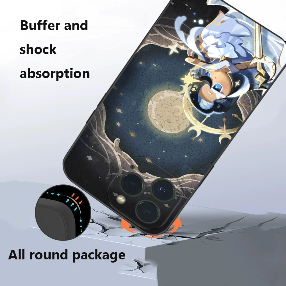 MaiYaCa Game Cookie Run Kingdom Phone Case For IPhone16 15 14 13 12 Mini 11 Pro XS Max X XR SE5 6 7 8 Plus Soft Silicone Cover