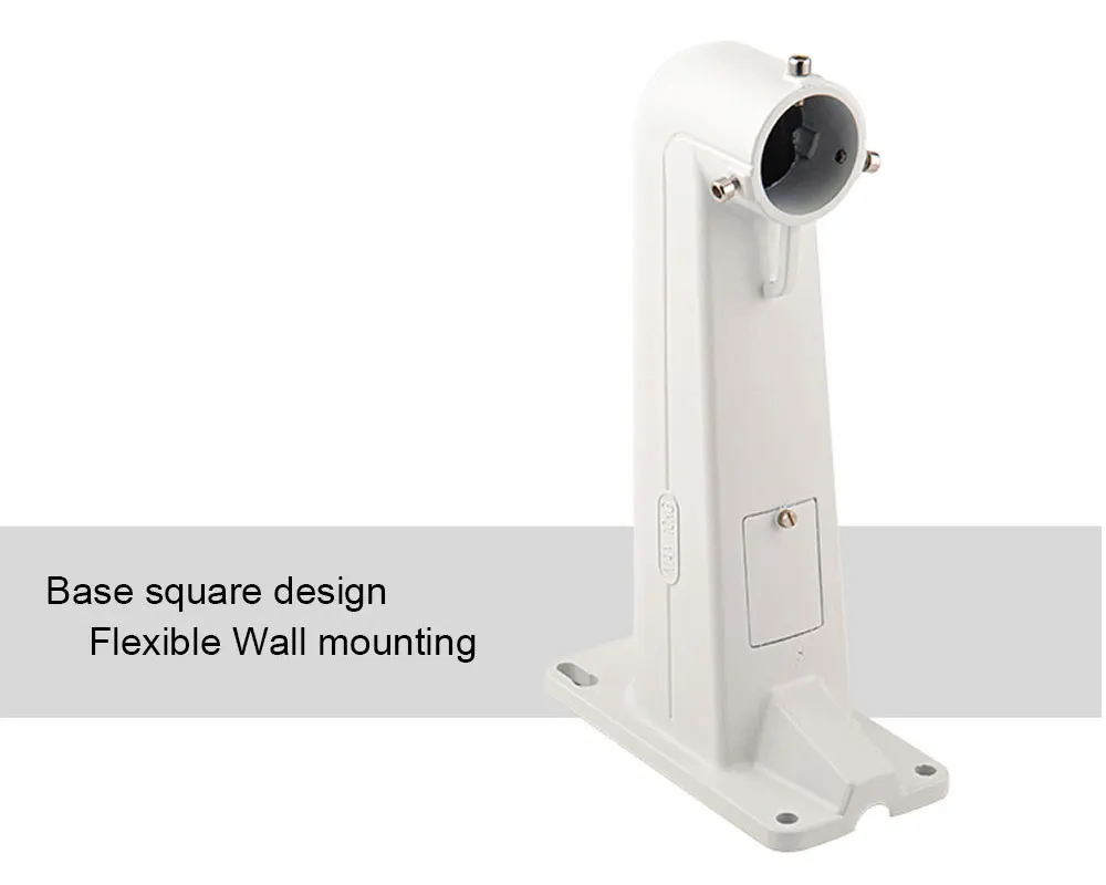 Imagem -06 - Montagem Externa em Ângulo Direito Cctv Stent de Canto para Câmera Ptz Velocidade Dome Hikvision Dahua Ptz Exterior