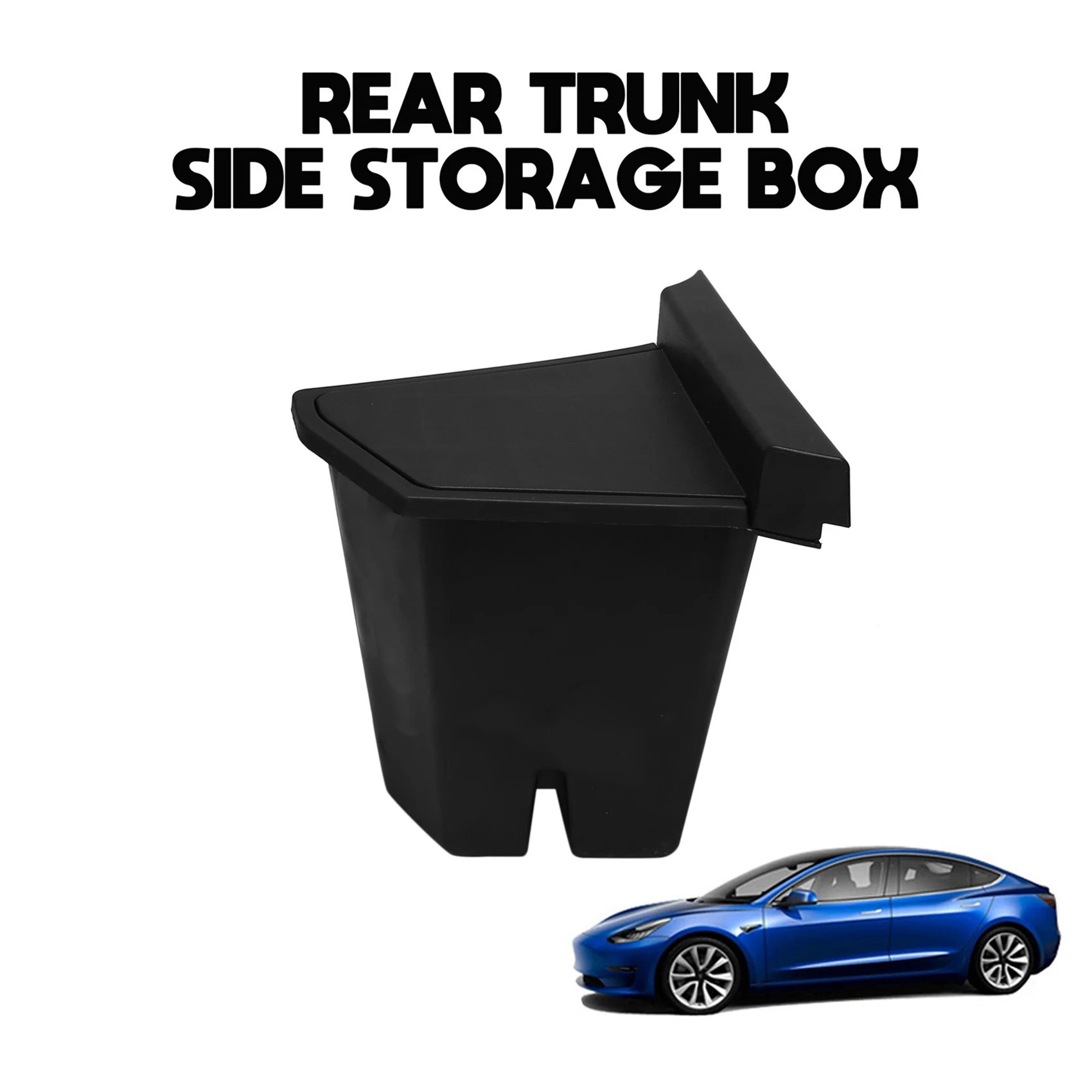 Car Trunk Side Storage Box Organizer Space Filler for Tesla Model Y Car Styling Accessories, Left Side