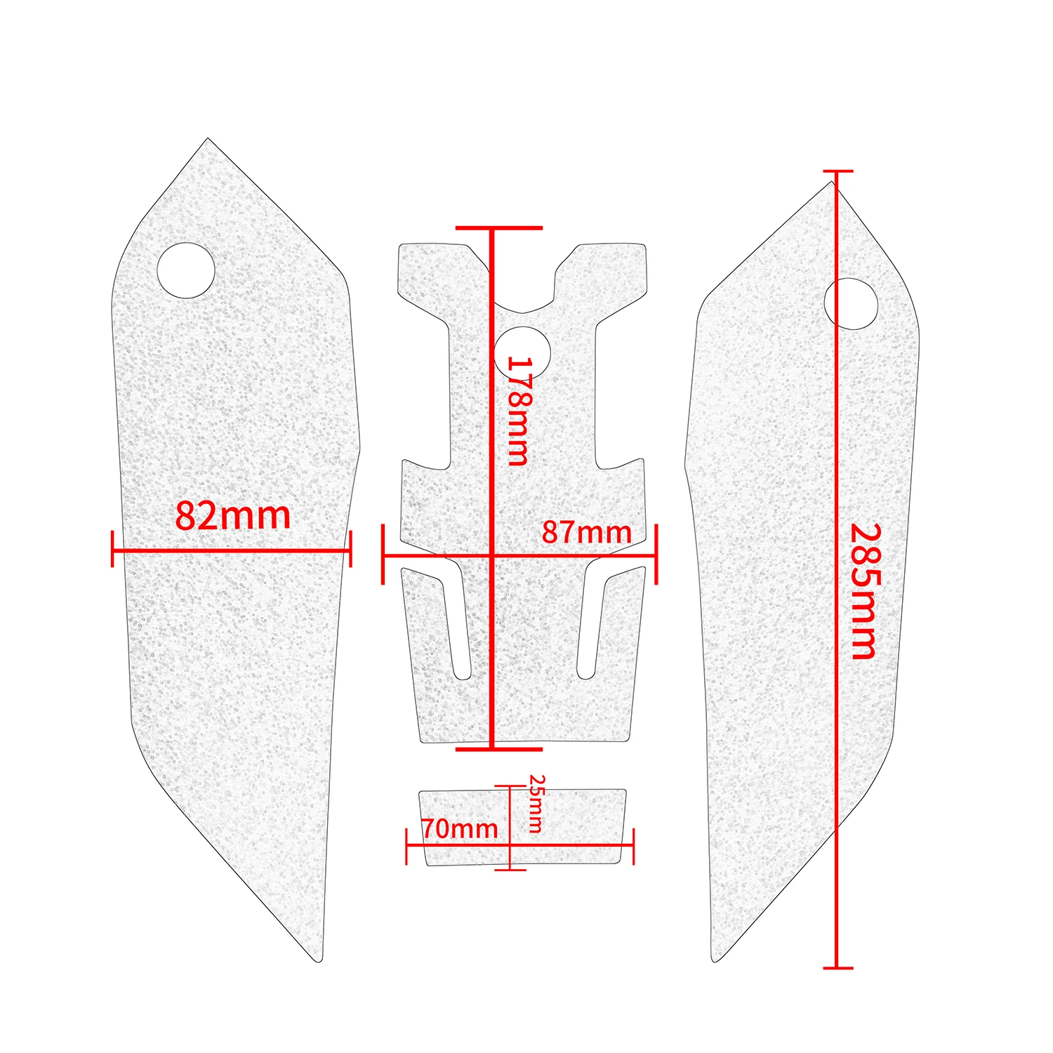 For Honda NC750X NC700X 2014-2021 Motorcycle Accessories Anti Slip Fuel Tank Pads Gas Knee Grip Traction Sticker Protector