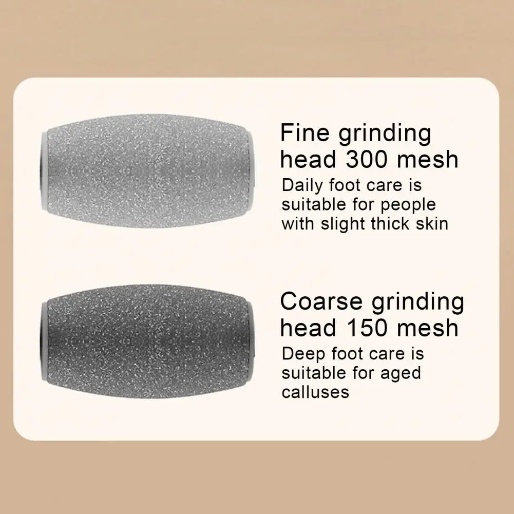 ملف القدم الكهربائية مزيل الكالس قابلة للشحن منظف القدمين منصات ذاتية اللصق مع 2 رؤساء طحن العناية بالقدم باديكير عدة
