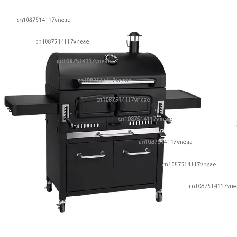 Outdoor Barbecue Grill Stainless Steel Charcoal Bbq Grill Easy to Install