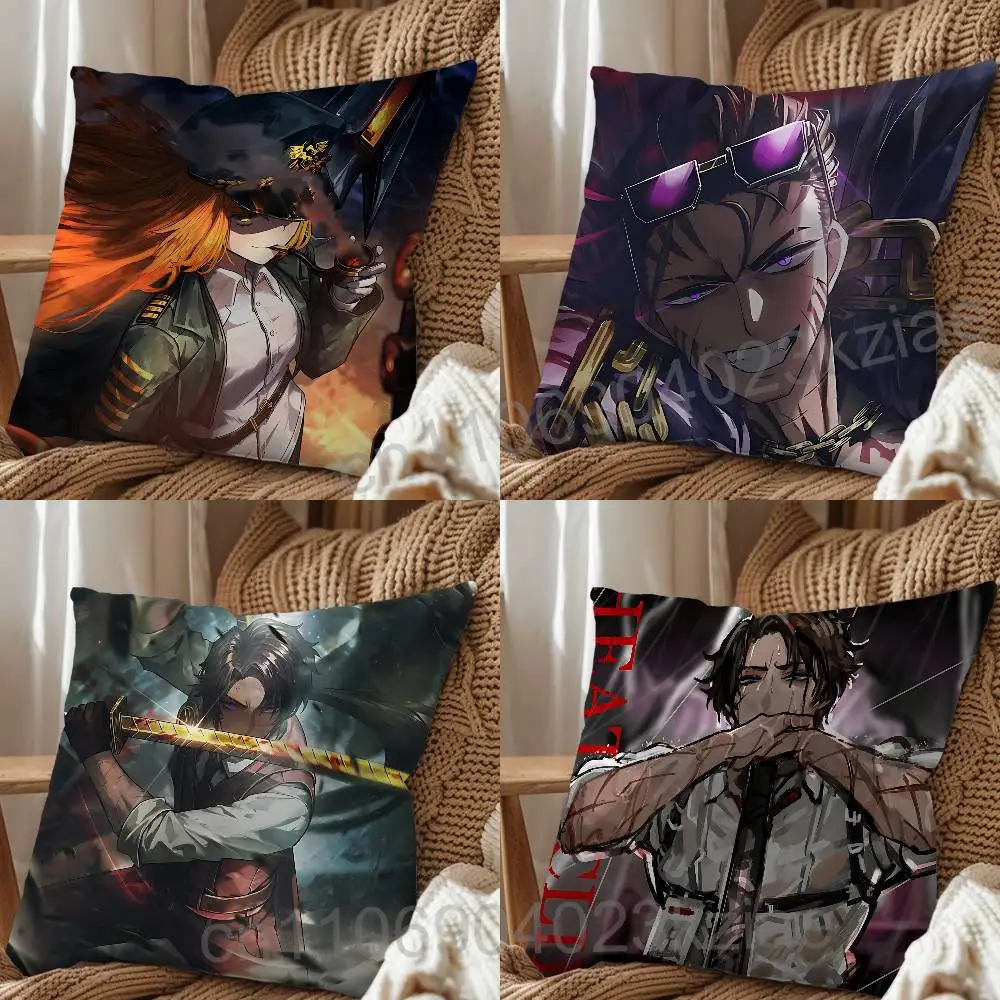 Heathcliff game Limbus Ishmael Company Cartoon Pillow Cover, 4K HD Printed Cushion Cover case with Various Exquisite Patterns