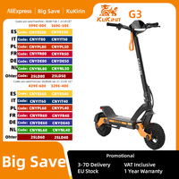 KuKirin G3 Electric Scooter 1200W Rear Motor 52V 18Ah 52KM/H Max Speed 63KM Range Touchable Display Control Off-road EScooter