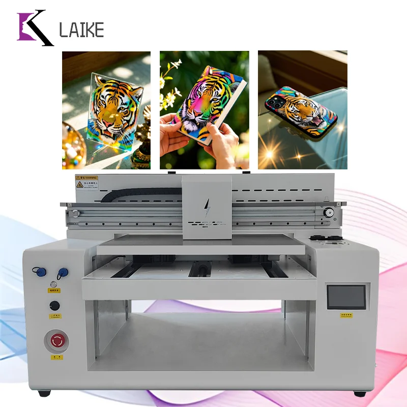 

UV Flatbed Printer 6050 Digital Inkjet UV Printing Machine Glass Ceramic Printing Phone case Printer