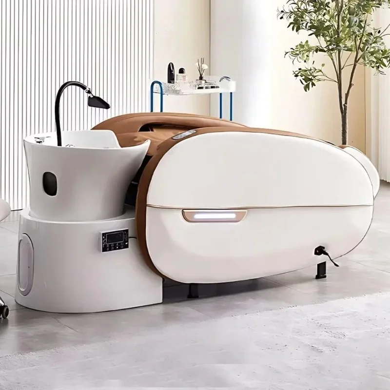 

Spa Massage Table With Smart Massage Design, Water Cycle & Fumigation - Facial Bed And Head Spa Equipment Included