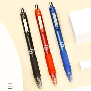 Ручки гелевые выдвижные с черными/синими/красными чернилами, 0,5 мм