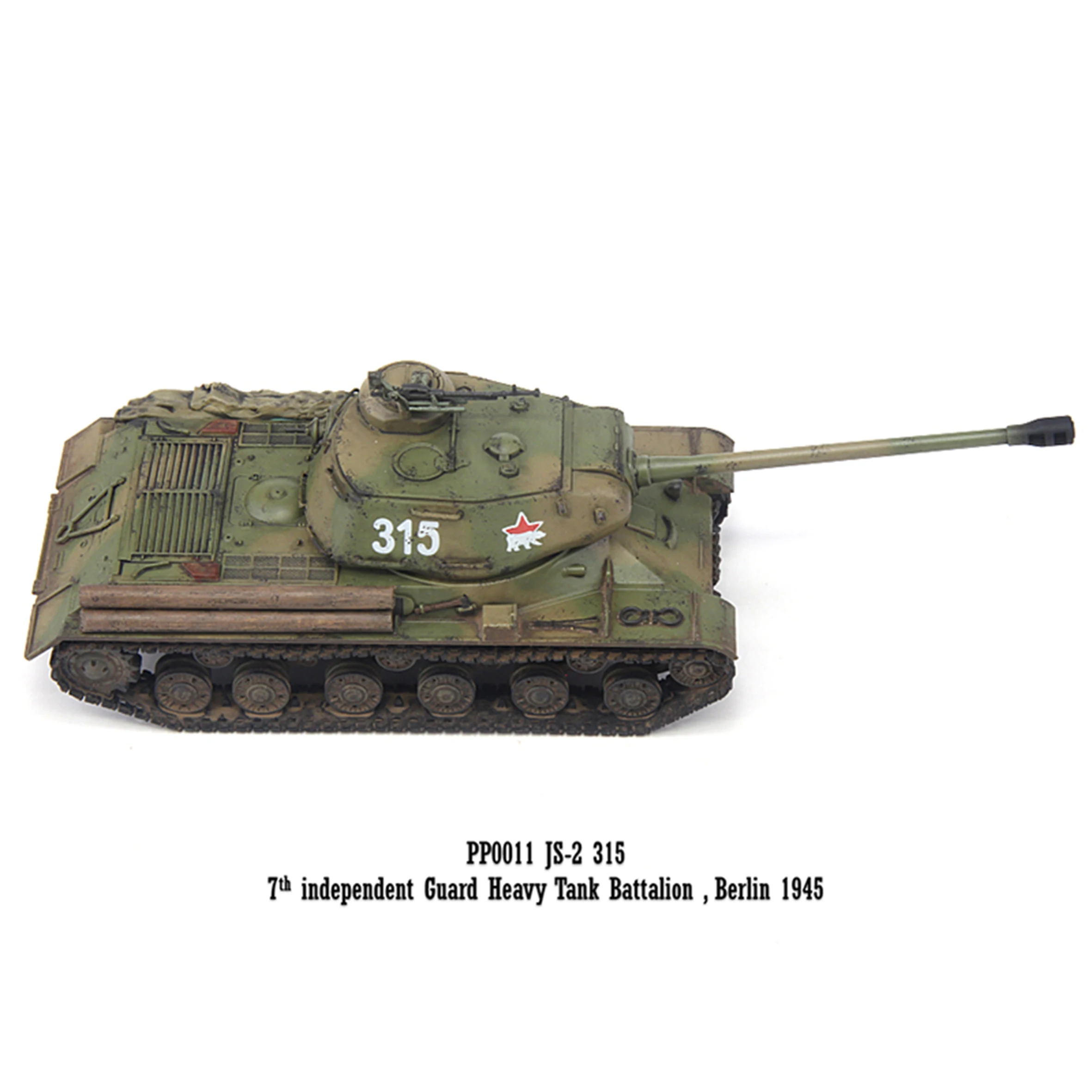 

1: 72 PP0011 Soviet JS-2 Heavy Tank Model 7th Independent Guards Tank Brigade Berlin 1945