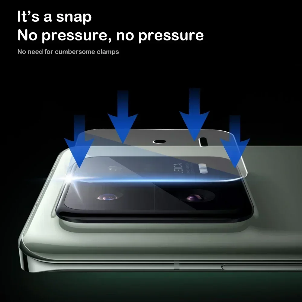 Película Protetora De Lente De Vidro Temperado, Lente Traseira Do Telefone, Protetor De Tela, Xiaomi 14, 13 Ultra, 13 Pro, Mi14