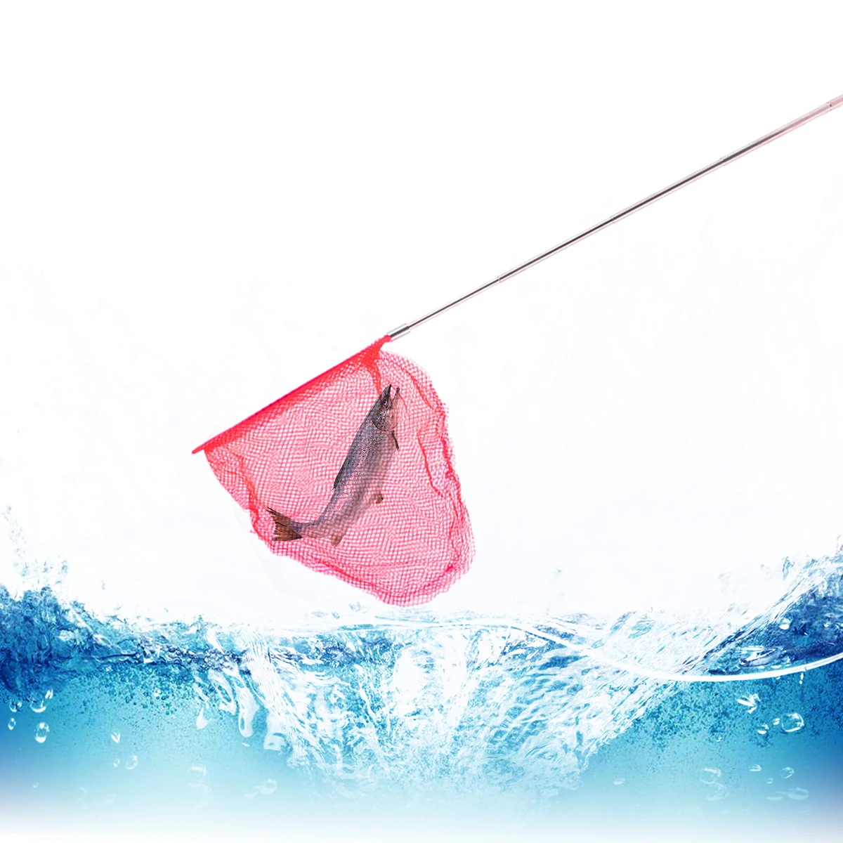 

5pcs Kids Catching Nets Insects Butterflies Small Fish Outdoor Play Stainless Steel Handle Large Pocket