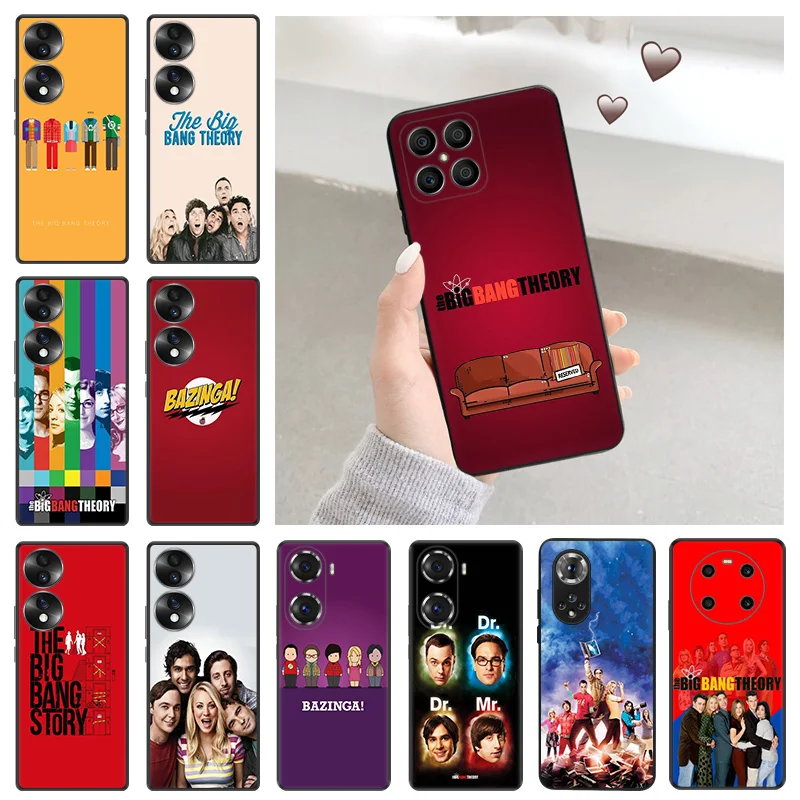 Soft Silicone Phone Case for Honor X7b X9b X6 X9 a X7 X8 b 70 90 Magic5 The Big Bang Theory Huawei P20 P30 Pro P40 P-Smart Cover