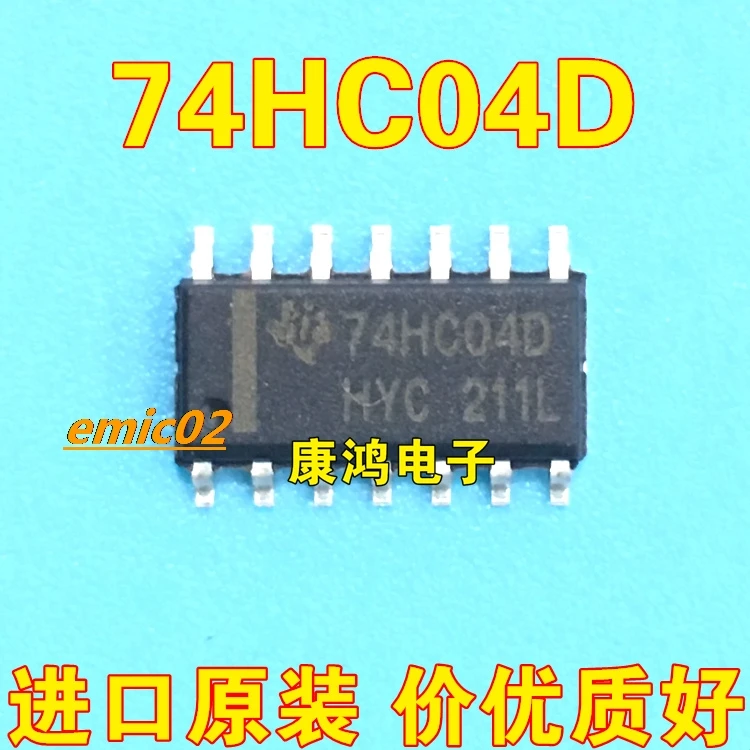 

10 шт. оригинальный stock 74HC04D SN74HC04D SOP14