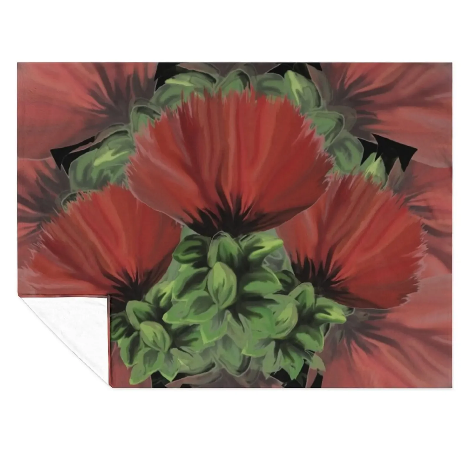 

Lei of Lehua Throw Blanket bed plaid wednesday Bed Sofa Quilt Blankets