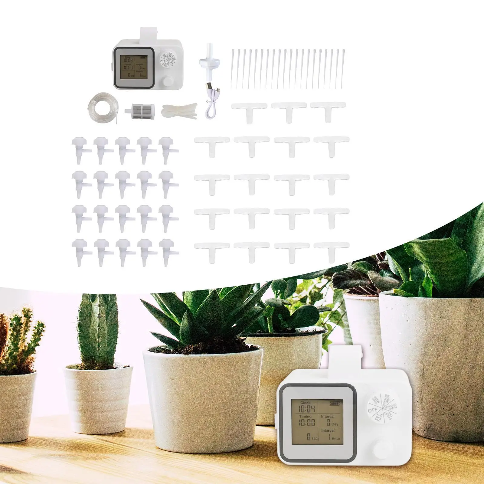 

Автоматическая поилка для растений Профессиональная автоматическая система полива Автоматическая капельная система