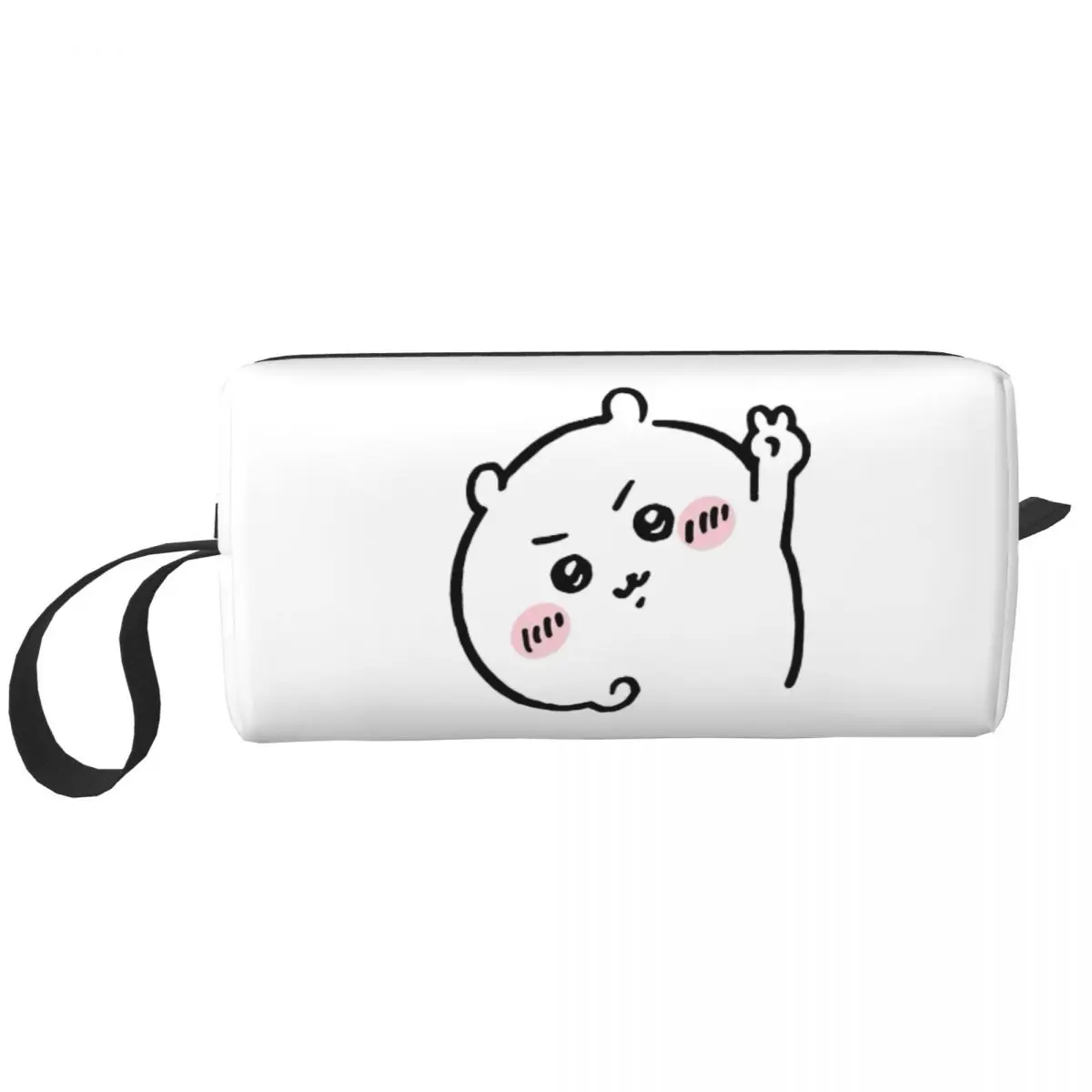 Cute Chiikawa Kawaii Cartoon Large Makeup Bag Beauty Pouch Travel Cosmetic Bags Japanese Anime Portable Toiletry Bag for Women