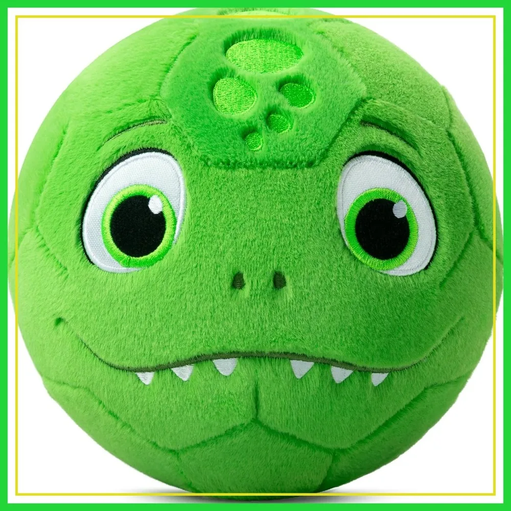 

Silent Indoor Soccer Balls for Toddlers 1-3, Inflatable Soft Plush Ball Toy Gift for 3-5 Year Old Boy (Dinosaur, Pump Include)
